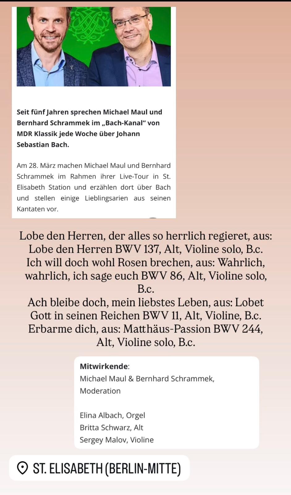 Mozart Schumann Poster