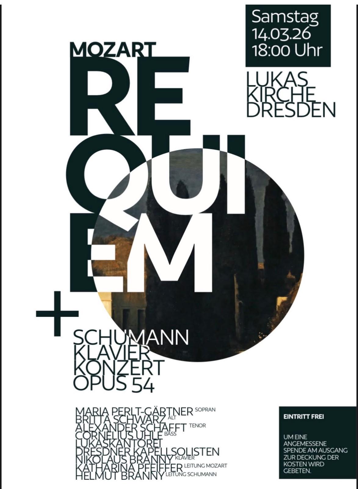 Mozart Schumann Poster